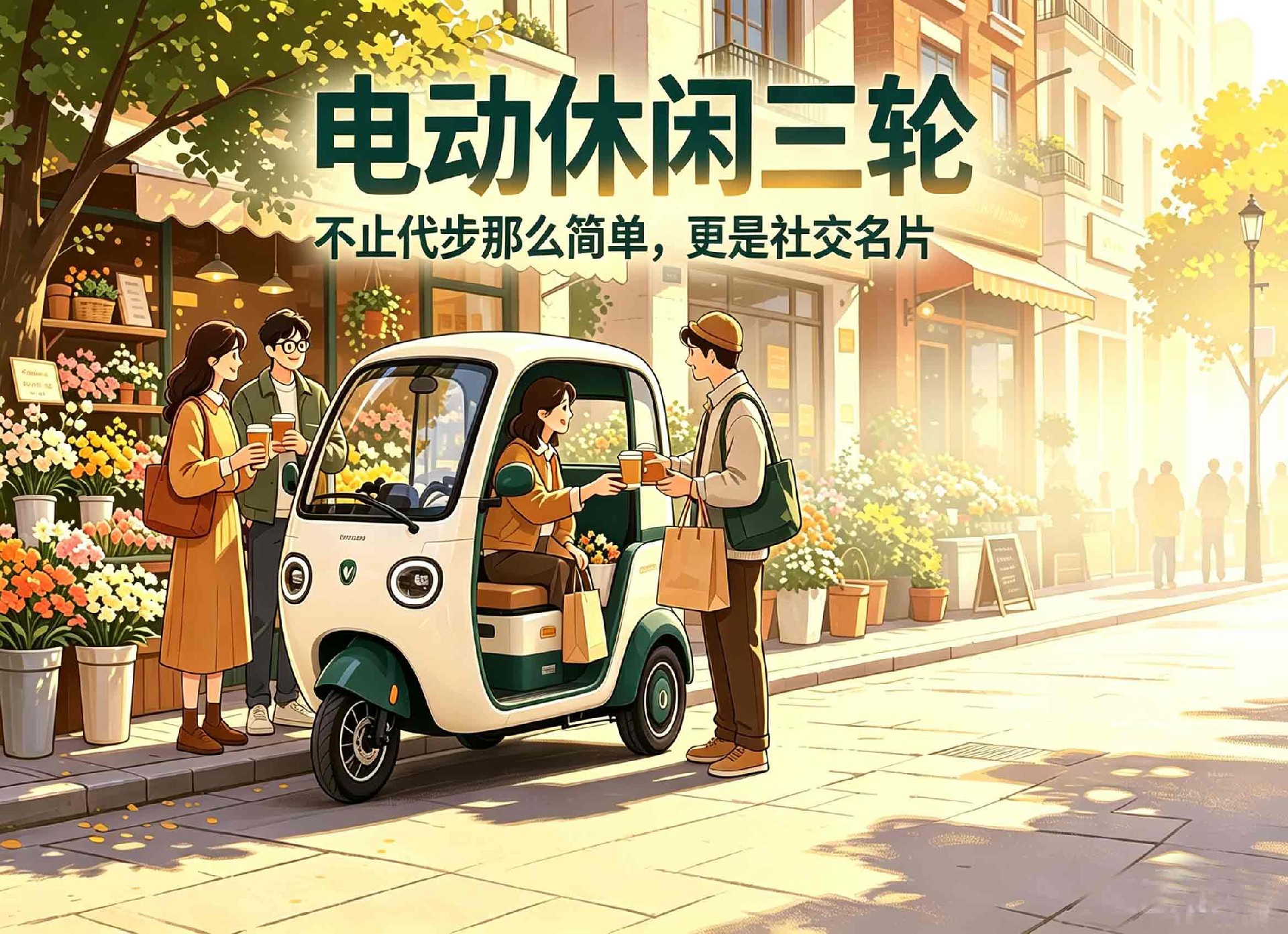 电动休闲车不只是代步那么简单更是一张社交名片